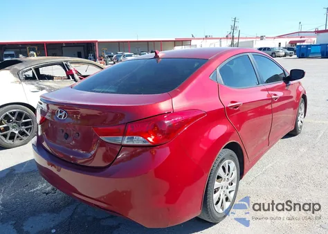 2012 Hyundai Elantra Gls (Ulsan Plant) z USA, uszkodzony, nr VIN KMHDH4AE3CU252278